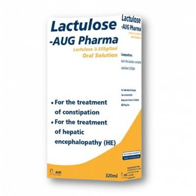 LACTULOSE AUG PHARMA 3.35 GM / 5 ML ( LACTULOSE ) ORAL SOLUTION 320 ML